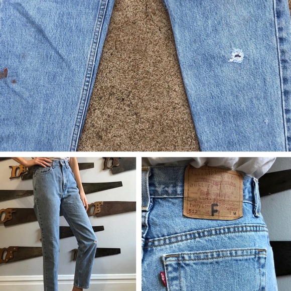 ❌SOLD❌Vintage Levi’s 512 High Waisted Jeans 26” - Picture 4 of 8